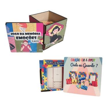Imagem de Coleção Mini Jogos para Autistas - Combo Alegria com 2 jogos - Reidope