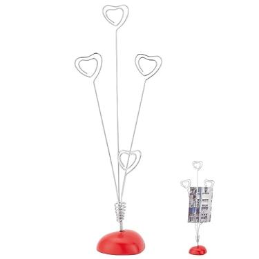 Imagem de beinkmake Porta-retrato de árvore genealógica de 4 ramos, clipes de fotos, suporte de mesa para memorando, papel, notas, fotos, Natal, casamento, cartões de nome