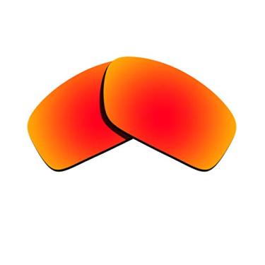Imagem de Lentes de substituição polarizadas para bisturi Oakley – Várias cores, Orange Red Mirrored Coating, 0