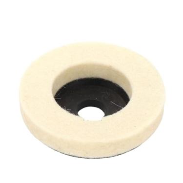 Imagem de 3 polegadas lã polimento roda disco de polimento 75mm ângulo moedor feltro disco de moagem para metal madeira vidro cerâmica mármore 1-5pcs, 1pc 75mm