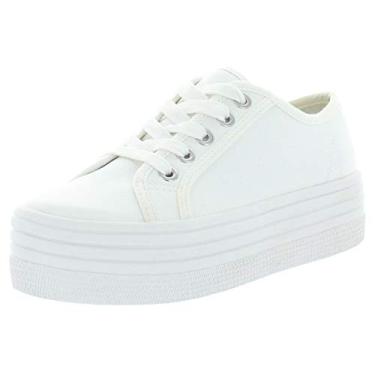 Imagem de Steve Madden Tênis feminino Bobbi30, Branco, 11