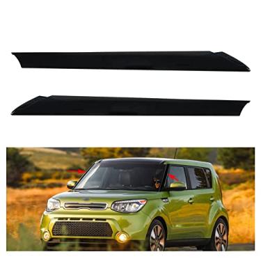 Imagem de LAFORMO Par de Moldagem Externa Guarnição do Pilar do Pára-Brisa Dianteiro Direito do Passageiro Lado Esquerdo do Motorista Compatível com 2014-2018 Kia Soul 2 Peças # 86170-B2000
