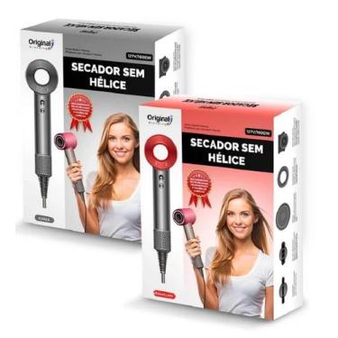 Imagem de Secador de Cabelos sem Hélice 1600W Ultrassônico Profissional Secagem 
