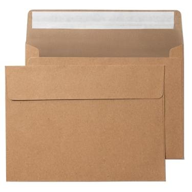 Imagem de Pack It Chic - Envelopes de 10 x 15 cm (110 unidades) Envelopes Kraft A6 para convites, cartões postais, casamentos, fotos, cartas e papéis - 11 x 16 cm