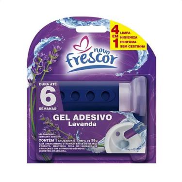 Imagem de Gel  adesivo - 6 aplicacoes 38g lavanda - novo frescor