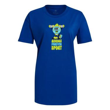 Imagem de Camiseta Estampada Artist Forever Sport-Azul Adidas-Feminino