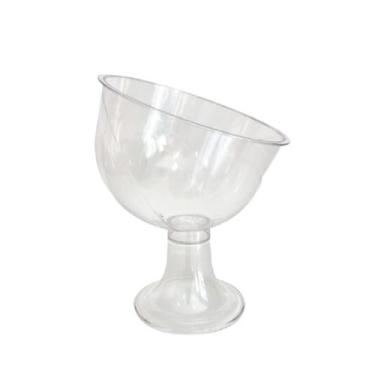 Imagem de Taça Inclinada Acrílica Baleiro Açaí Doce 1,1 Litros Cristal - Elite