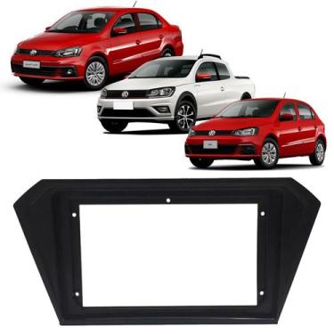Imagem de Moldura Painel 9pol Gol Saveiro Voyage 17 18 19 20 21 22 Dvd - Ecarfra