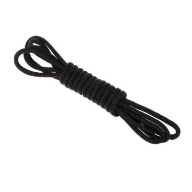 Imagem de Corda 6mm 10 metro Preta Polipropileno Náutica Carga Camping - Suporte