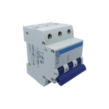 Imagem de Disjuntor termomagnetico mini mdw-c 63a tripolar - cod 10076465 - WEG