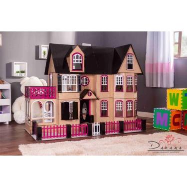 Imagem de Casa de Bonecas Escala Barbie Modelo Stefannie Eco - Darama