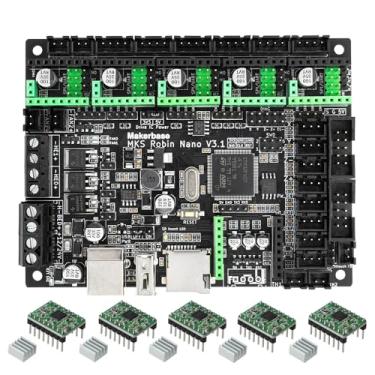 Imagem de YUTREES Makerbase MKS Robin Nano V3 32bit Placa de controle Placa-mãe TMC2209 TS35 TFT Tela sensível ao toque Módulo WIFI Peça de impressora 3D (Package*5)