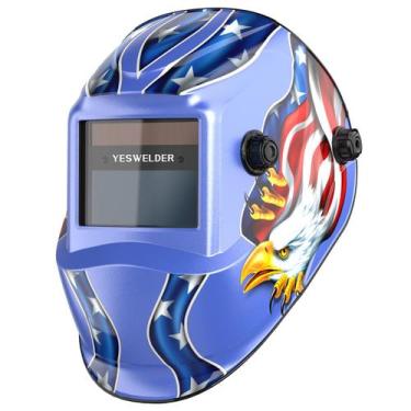 Imagem de Capacete de soldagem YESWELDER True Color Solar Auto Darkening