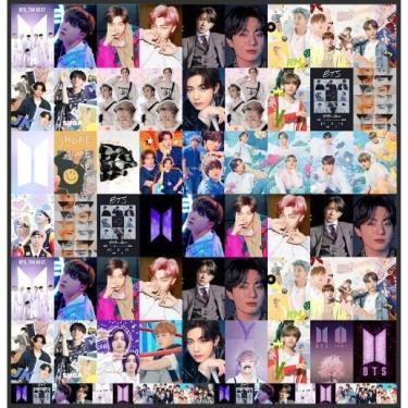 Imagem de Kit 50 posters autocolantes bts 10X15CM