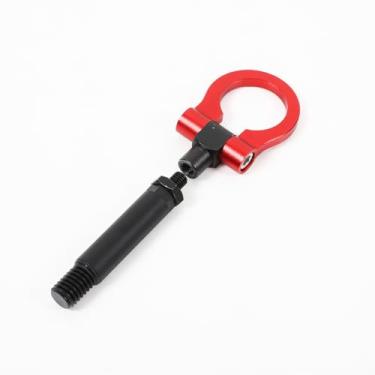 Imagem de CHEAYAR Gancho de reboque para para-choque dianteiro de carro estilo Track Racing compatível com Toyota Supra GR 2020-2024, kit de gancho de reboque para para-choque dianteiro reajustado para carro