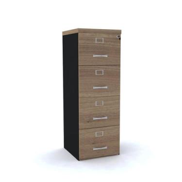 Imagem de Armário arquivo 4 gavetas linha suprema puxador tipo alça - MOVEIS VIT