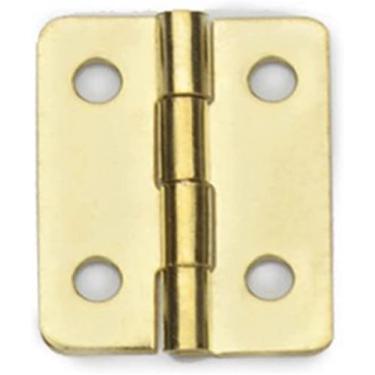 Imagem de Conjunto de dobradiças com 100 peças de portas de armário de madeira antiga e janelas para móveis de ferro fabricação de ferragens de aço inoxidável - amarelo