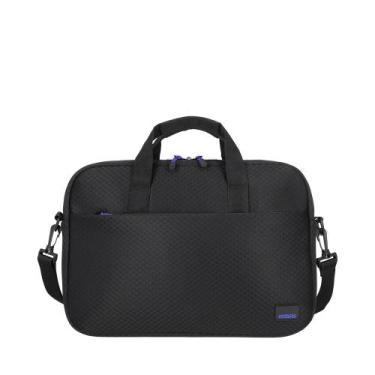 Imagem de Mochila American Tourister Shuttle 15.6 Snap Max Preta e Azul