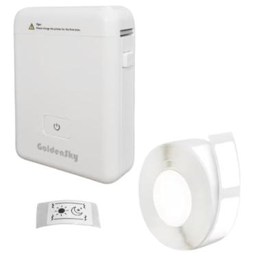 Imagem de Impressora Térmica Etiqueta Rotuladora Portátil 15mm + 1 rolo (Etiqueta 14x22mm)