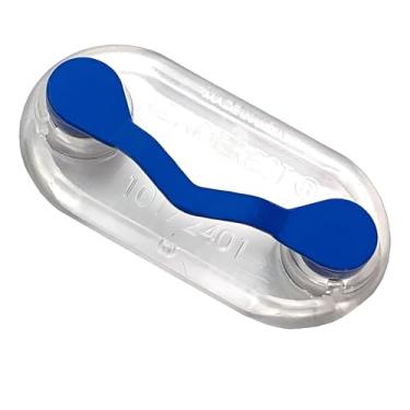 Imagem de Readerest Porta-Óculos Magnético, Porta-Crachá De Identificação, Pequena Azul