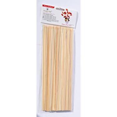 Imagem de Skewer Food Server Espetos De Bambu Natural Sway-Oh 9", 100 Unidades - Ø=2,6 Mm. Bambu. Resistentes E Duráveis Para Exibir Frutas, Vegetais, Carnes, Queijos, Sobremesas Outros Aperitivos Em Pedaços