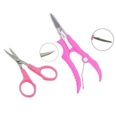 Imagem de Kit Tesoura De Precisão Ponta Curva Arremate Tc-120P E 121P - Lanmax