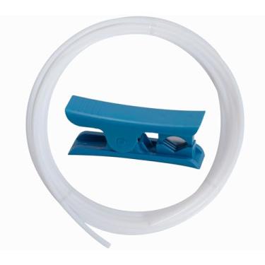 Imagem de Tubo de Teflon PTFE BIQU 4 m/4 m para Bambu-Lab AMS X1C/ X1E/P1P/ P1S/A1/ A1 Mini, tubo PTFE para extrusora Bowden de acionamento direto K1 K1 Max Ender 3 Direct Drive, com cortador de tubo para
