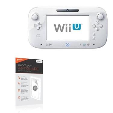 Imagem de BoxWave Protetor de tela compatível com Nintendo Wii U Gamepad – ClearTouch antirreflexo (pacote com 2), película fosca antidigitais