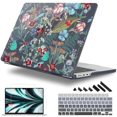 Imagem de Lepeoac Capa rígida para MacBook Pro de 16 polegadas 2021, 2022, 2023, 2024, versão A3186, A3403, M4, A2991, M3, A2780, M2, A2485, M1 Pro/Max, capa rígida com protetor de tela e capa de teclado,