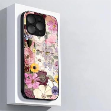 Imagem de Capa de telefone para iPhone 16 15 Promax saia de flor rosa Capas de telefone para iPhone 14promax 13pro Plus Mini capas, pretas, para iPhone 15 Plus