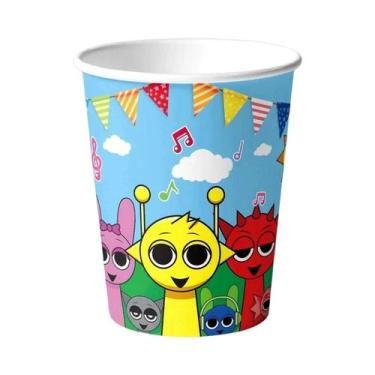 Imagem de Suprimentos Para Festa De Aniversário Sprunki Balão Copo Toalha De Mes