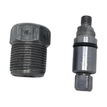 Imagem de Mqetly Kit de Válvula de Alívio de Pressão Conjunto de Reparo de Elevador Automotivo Válvula de Abaixamento de Metal Resistente para Macaco Hidráulico de 3 T