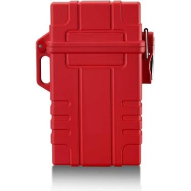 Imagem de Caixa De Cigarro Para Cigarros De Pacote Inteiro Com Isqueiro Recarregável Usb Portátil à Prova D'água à Prova D'água, Camouflage