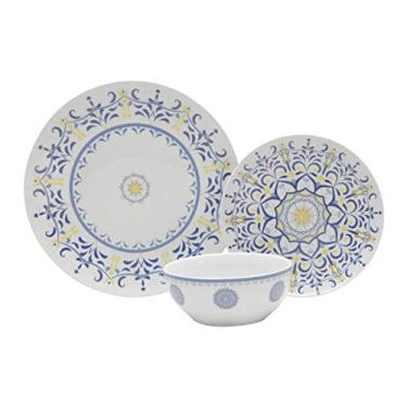 Imagem de APARELHO DE JANTAR 18PC DE PORCELANA SUPER WHITE COUPE SHAPE SUNSHINE MAIL BOX