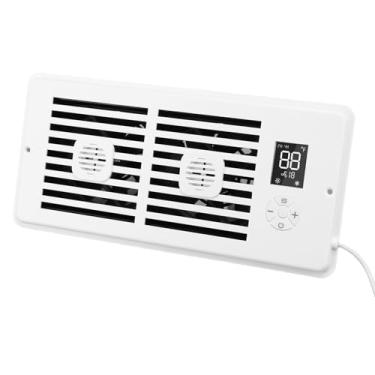 Imagem de Asixxsix Registre Ventilador de Reforço para Aberturas de 4x10 Polegadas, Ventilador de Ventilação Smart AC de 10 Velocidades Com Controle Remoto, Termostato, Timer e Difusor