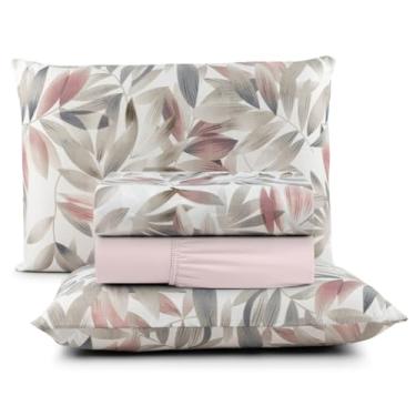 Imagem de Jogo de Cama Casal Box 4 Peças Micropercal 200 Fios com Lençol com Elástico e Fronhas – Toque Aveludado(Fiorela)