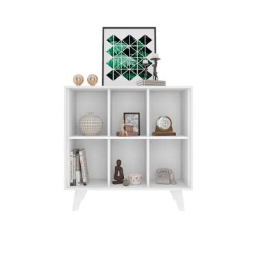 Imagem de Aparador Organizador Panama Branco - RV Móveis