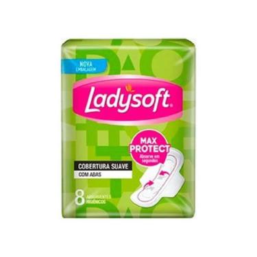 Imagem de Absorvente Suave Com Abas Ladysoft Max Protect 8 Unidades - Softys 