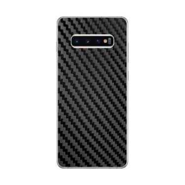 Imagem de Película Skin Verso Fibra de Carbono Para Samsung Galaxy  S10 Plus + P