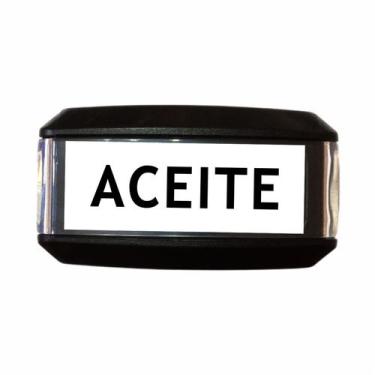 Imagem de Carimbo Automatico Autoentintado ACEITE Nykon 302 - 14x38mm