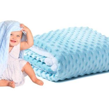 Imagem de Cobertor Infantil Manta Bebê  DuplaFace Sherpa Antialérgico  - Loani, 