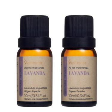 Imagem de Kit 2 Óleo Essencial Puro de Lavanda Via Aroma 10ml