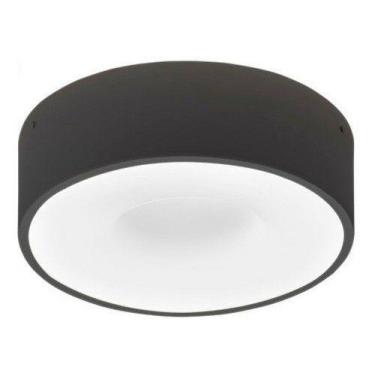 Imagem de Luminária de Teto Plafon Taschibra Sushi LED 40W Preto Fosco, Bivolt, 