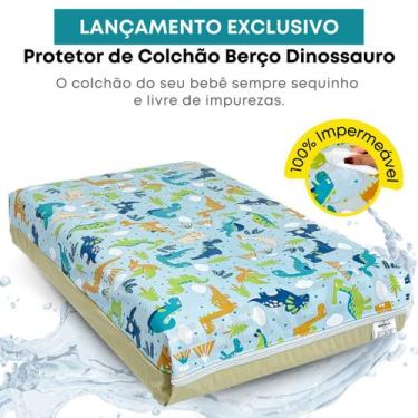 Imagem de Capa Para Colchão Estampado Berço Mini Cama Antixixi Silencioso - EBEN