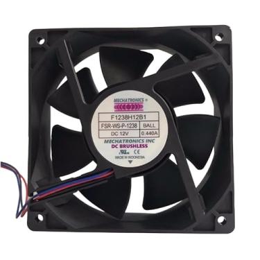 Imagem de Para MECHATRONICS F1238H12B1 DC 12V 0,440A 3 Fios 120 * 120 * 38 mm Ventilador Cooler de Servidor
