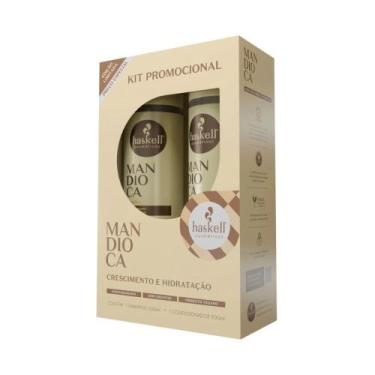 Imagem de Kit Shampoo Condicionador Haskell Mandioca 300ml