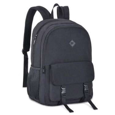 Imagem de Mochila Escolar Soft Pastel Clio, Preta