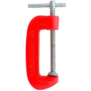 Imagem de Grampo Marceneiro Starfer Leve Tipo C 6 Polegadas Sargento