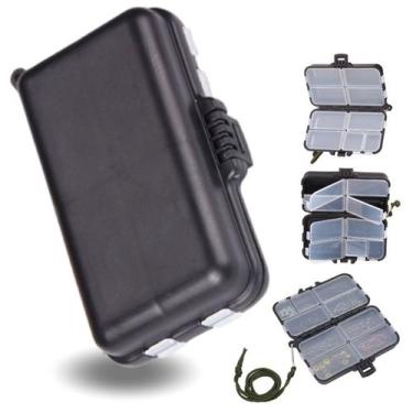 Imagem de Estojo Organizador Pesca Remedio Iscas 9 Divisórias Compacto - Kala
