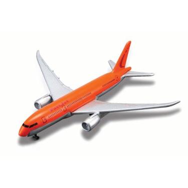 Imagem de Miniatura Avião Tailwinds Fresh Metal Boeing 787-8 Laranja Maisto 1508